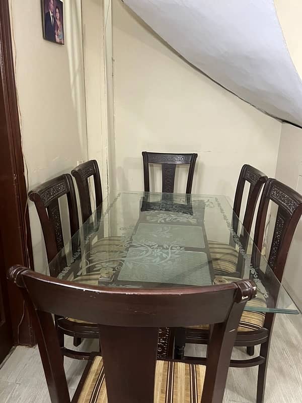 Dining Table With Glass Top 0