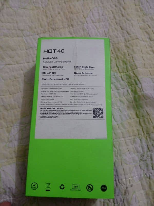 Infinix hot40 6