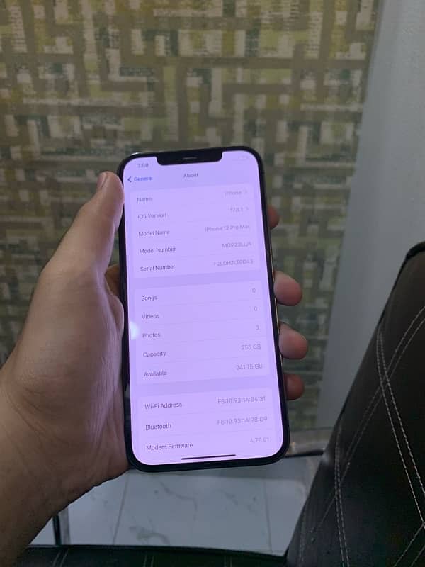 iPhone 12 Pro Max Non PTA 4 months sim time 3