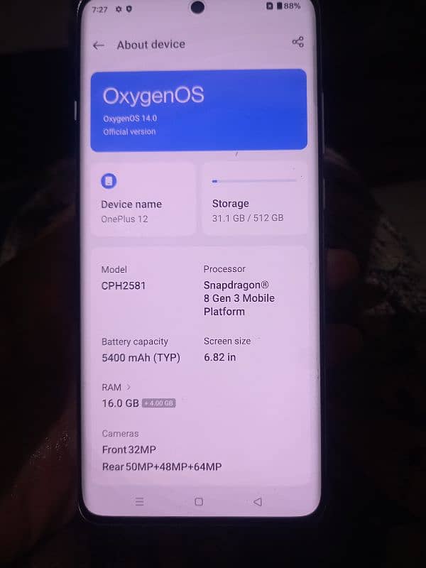 one plus 12 512gp non pta full new condtion 10/10 4