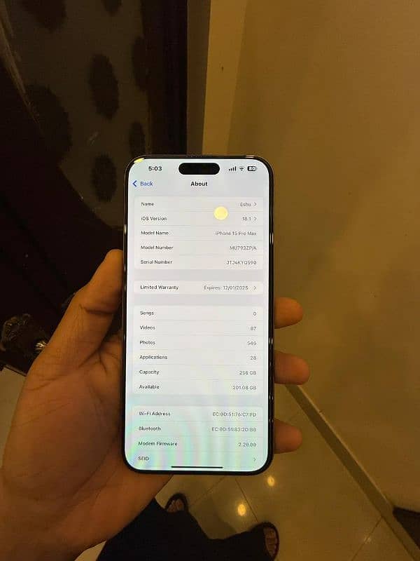 iphone 15 pro max Pta Approved 4