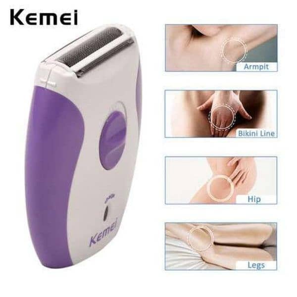 Kemei KM-280R Hair Removal Shaver for Women 1