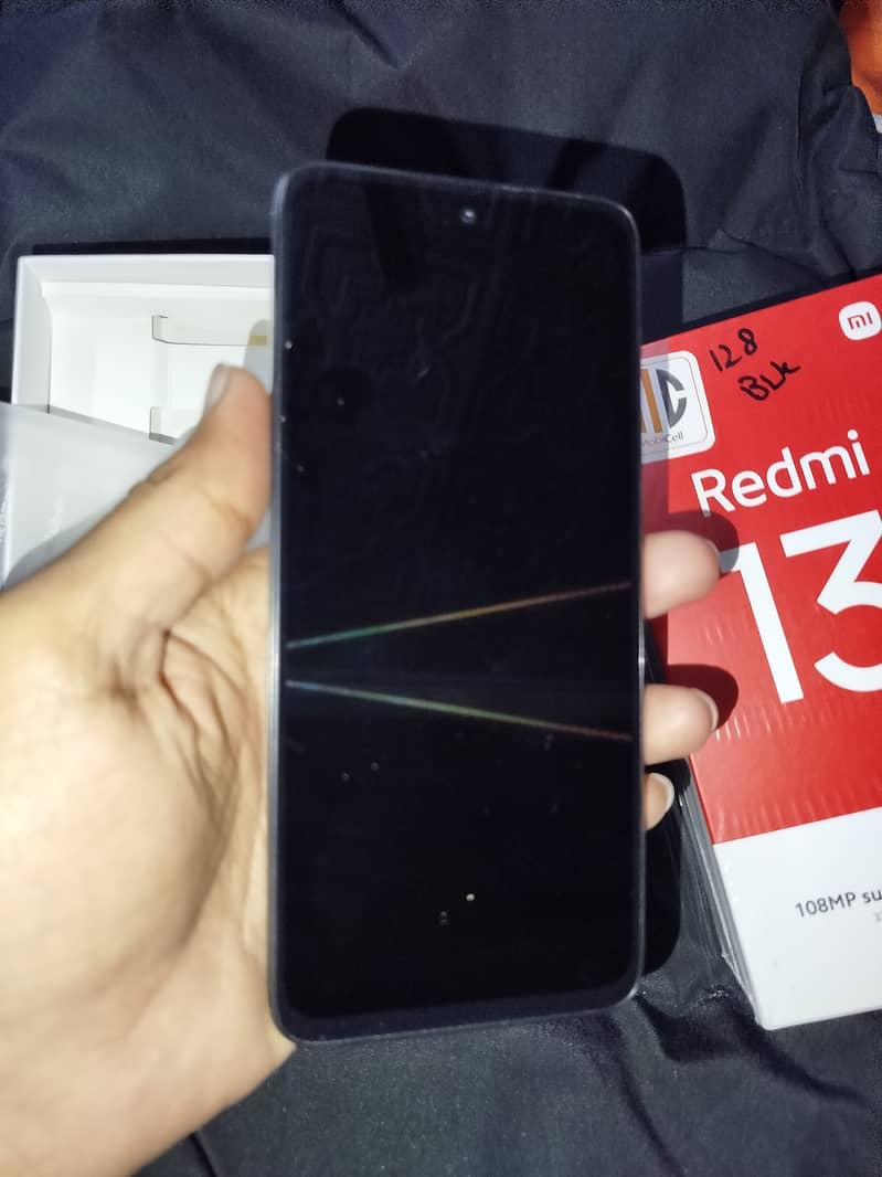 Redmi 13 Midnight Black 8GB RAM 128GB ROM For Sale 10/10 Condition 1