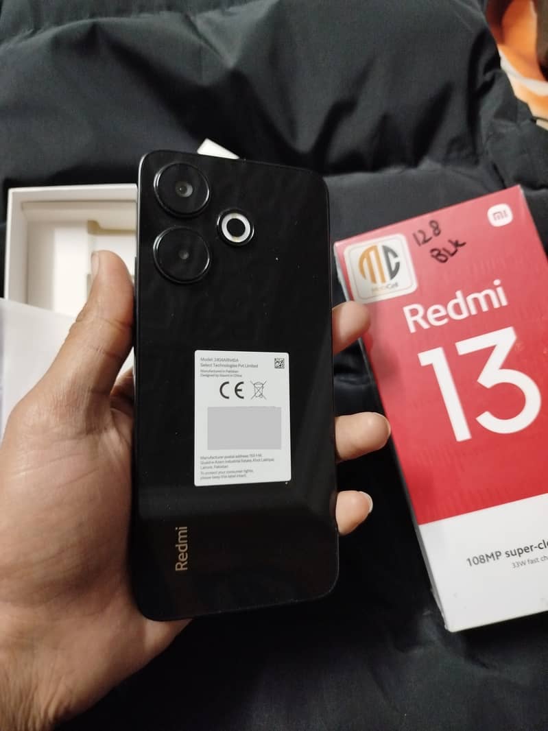 Redmi 13 Midnight Black 8GB RAM 128GB ROM For Sale 10/10 Condition 2