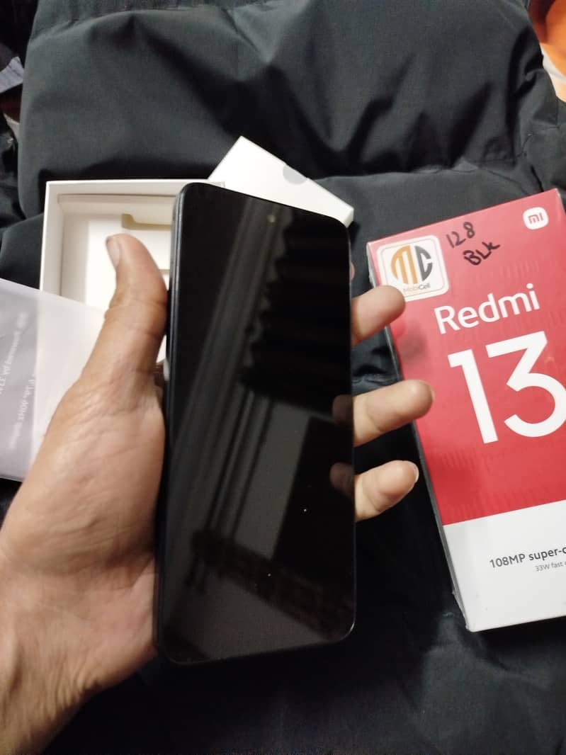 Redmi 13 Midnight Black 8GB RAM 128GB ROM For Sale 10/10 Condition 5