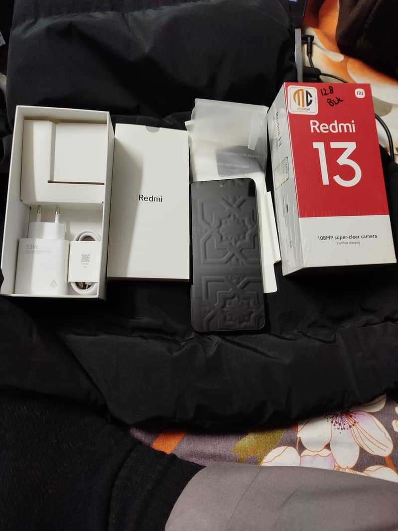 Redmi 13 Midnight Black 8GB RAM 128GB ROM For Sale 10/10 Condition 6