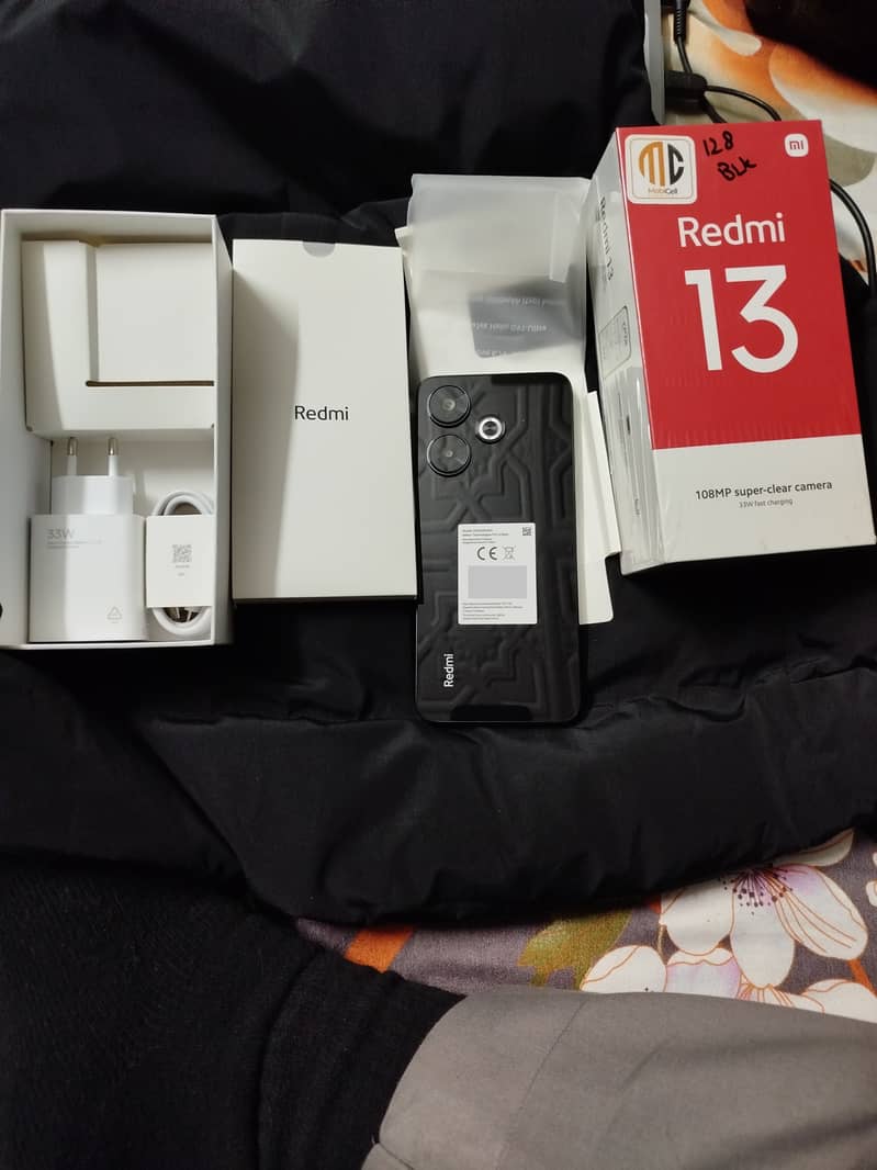 Redmi 13 Midnight Black 8GB RAM 128GB ROM For Sale 10/10 Condition 7