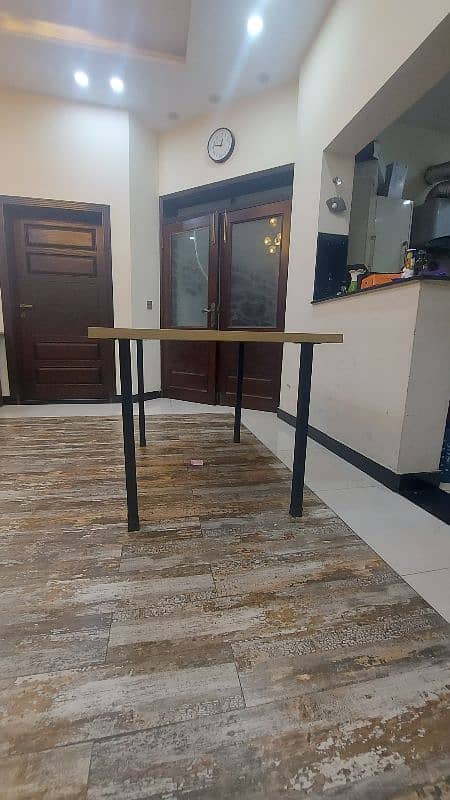 modern design dinning table. sparingly used. 10/10 condition 1