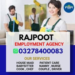 RAJPOOT MAID AGENCY FULL TRAIND ALL HOME STAFF AVAILABLE ALL PAKISTAN