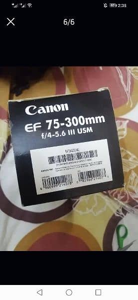 Canon 1300d with 2 lens 18-55 and 75-300mm 4