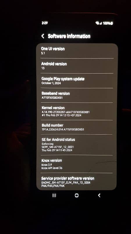 Samsung A71 1