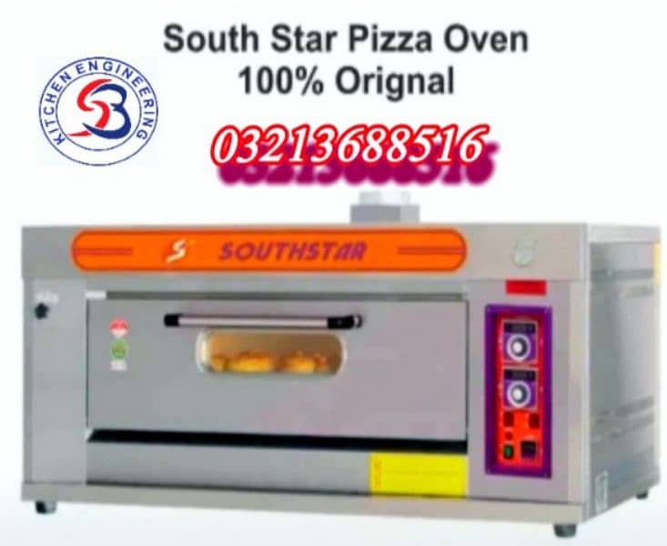 Commercial fryer hot plat preptable electrical & gas pizza oven 12