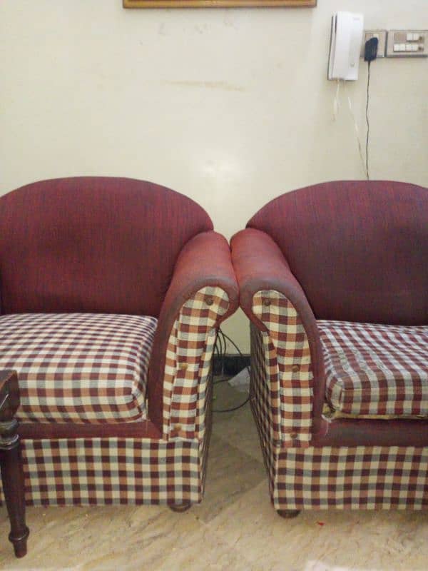 home used 5 seater sofa set original Moltyfom . 3