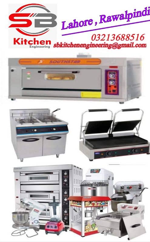 Commercial Pizza oven conveyor belt deck convection dough mixer china 2