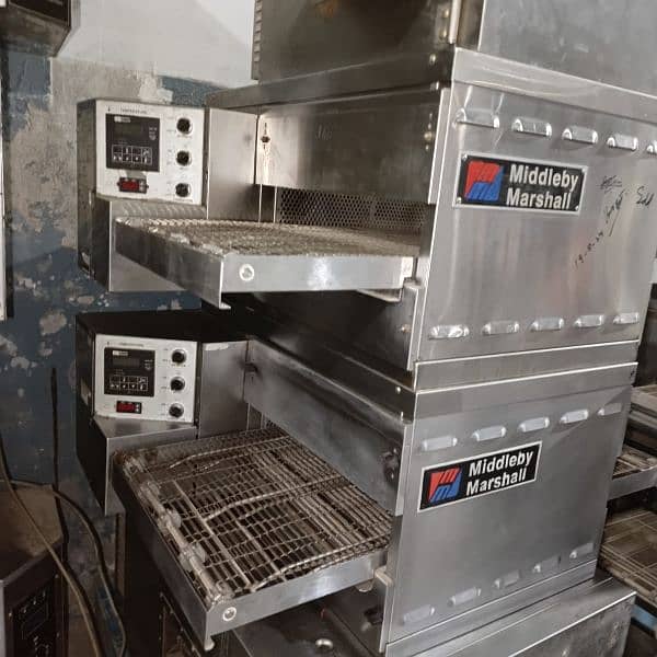 Commercial Pizza oven conveyor belt deck convection dough mixer china 17