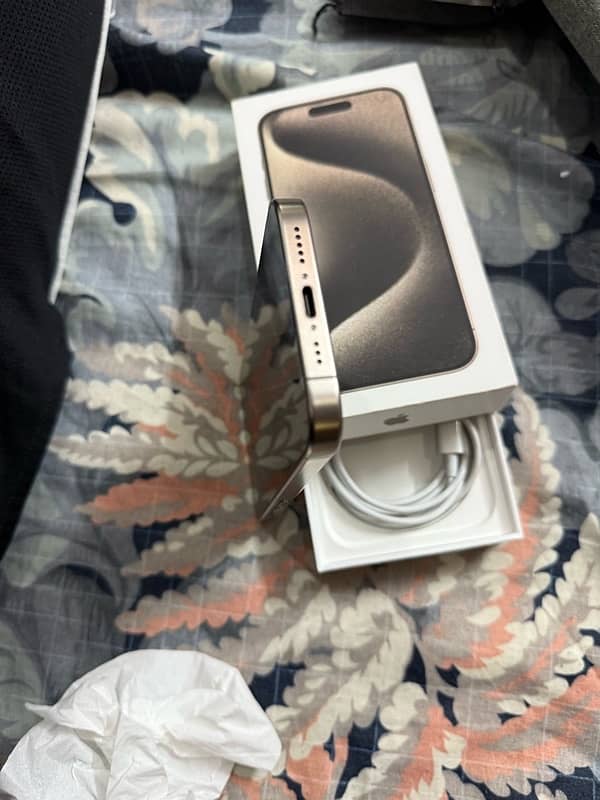 iPhone 15 pro 128k non pta . bought in April USA model 0