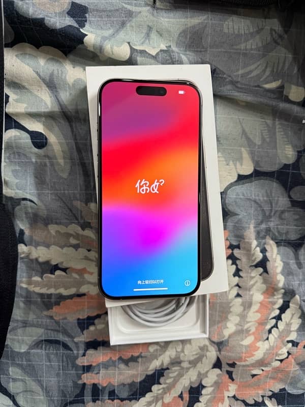 iPhone 15 pro 128k non pta . bought in April USA model 2