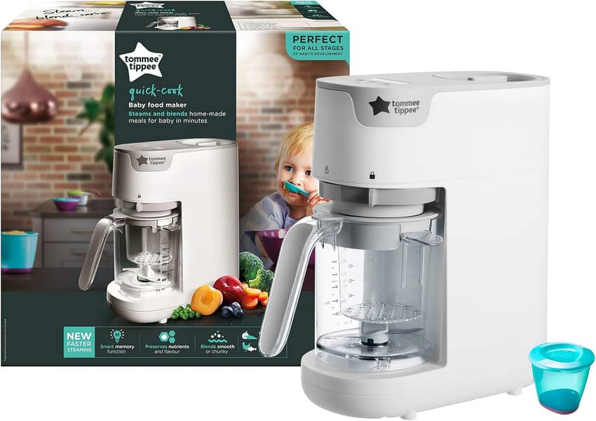 Tommee Tippee Quick Cook Baby Food Maker 6-in-1 0