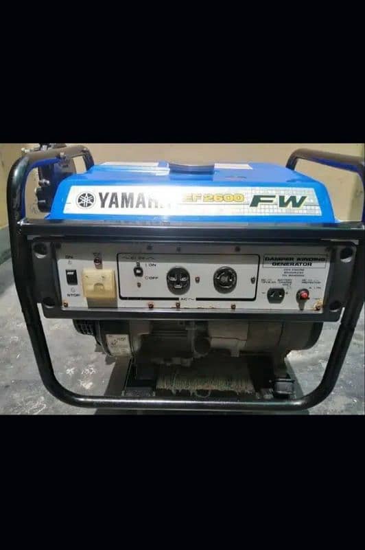 YAMAHA GENERATOR 2.6 KVA 0