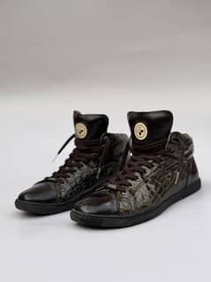 crocodile skin sneakers