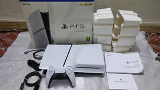 ps5 slim uk 1tb disc edition complete boxe accessories