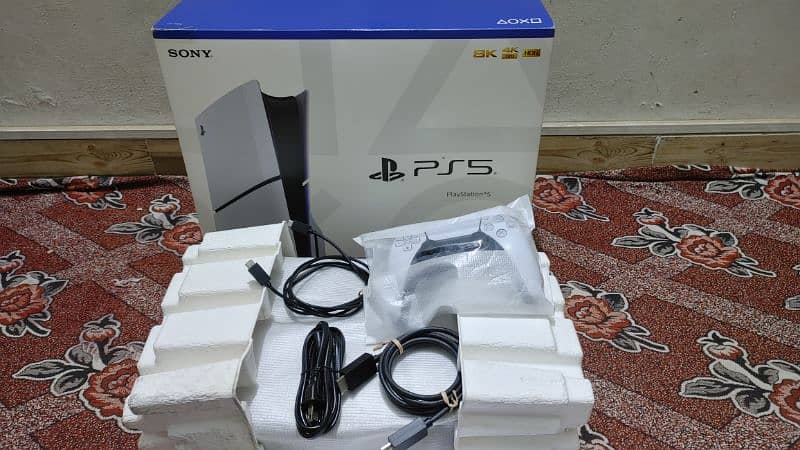 ps5 slim uk 1tb disc edition complete boxe accessories 6