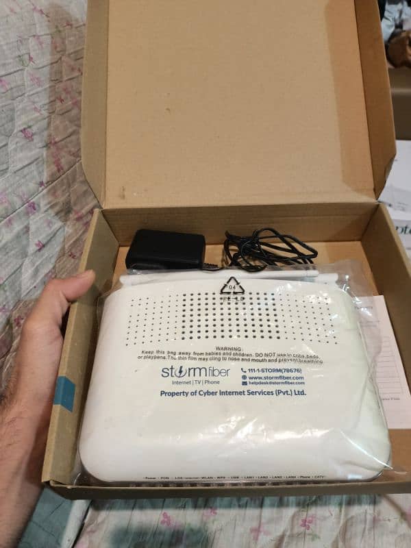 FiberHome HG6544C GPON ONT  router with CATV ports 1