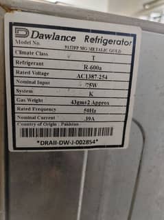 Dawlence Fridge