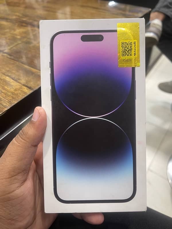 iPhone 14 pro max 256gb  PTA approved 0