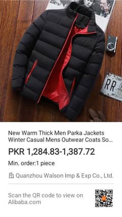 New Warm Thick Men Parka Jackets