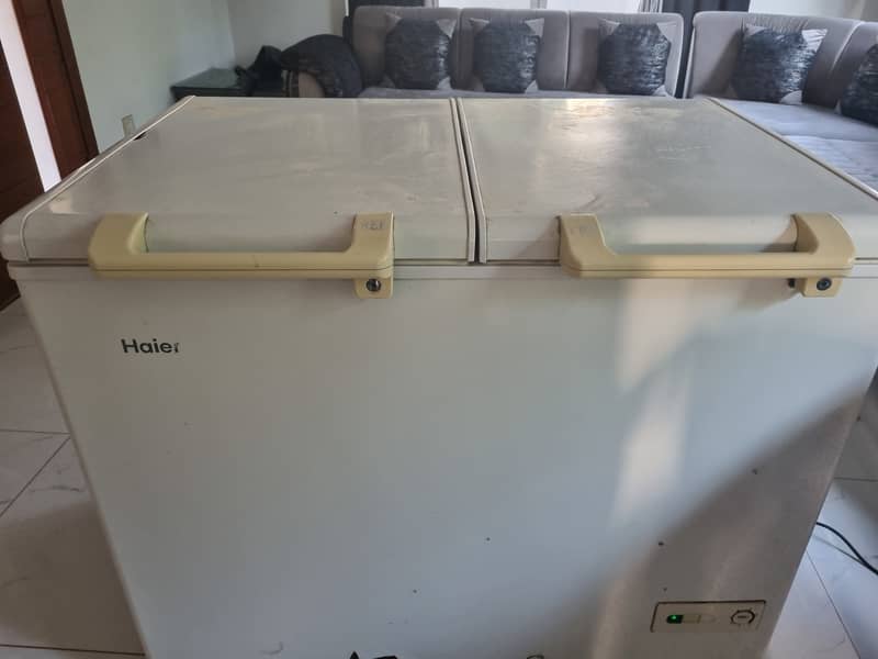 Haier double door freezer 1