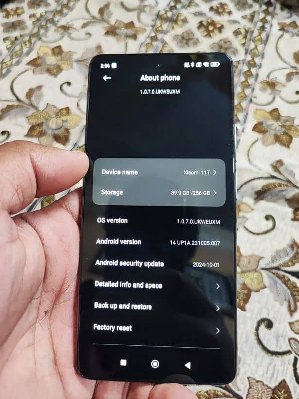 Mi 11t 5G Official Dual sim Pta 6