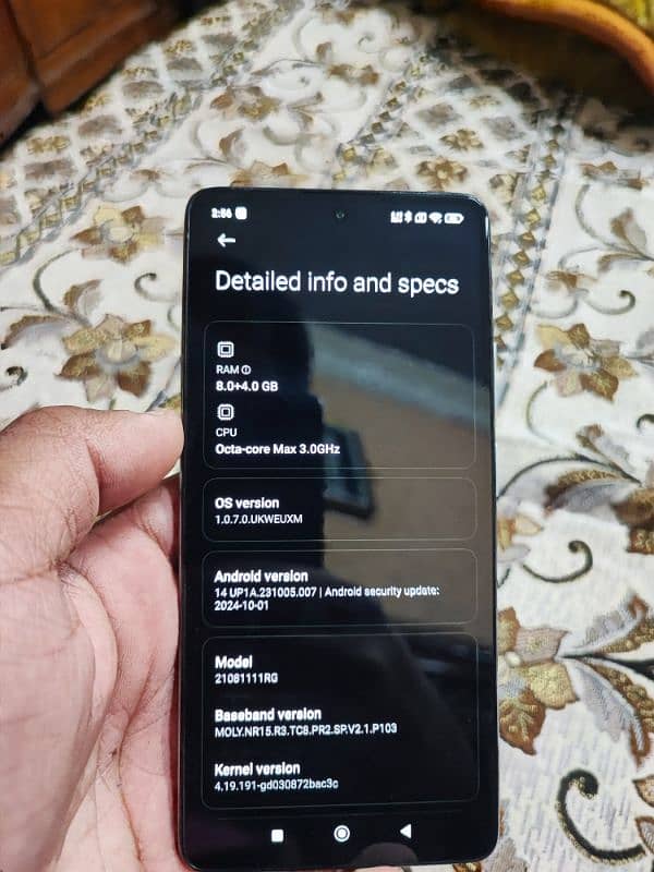 Mi 11t 5G Official Dual sim Pta 7