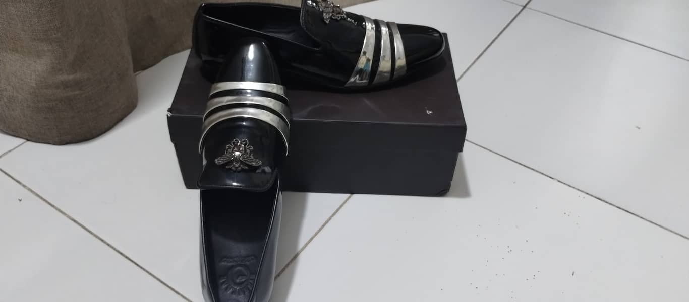 Versace formal slip-on shoes for men 1