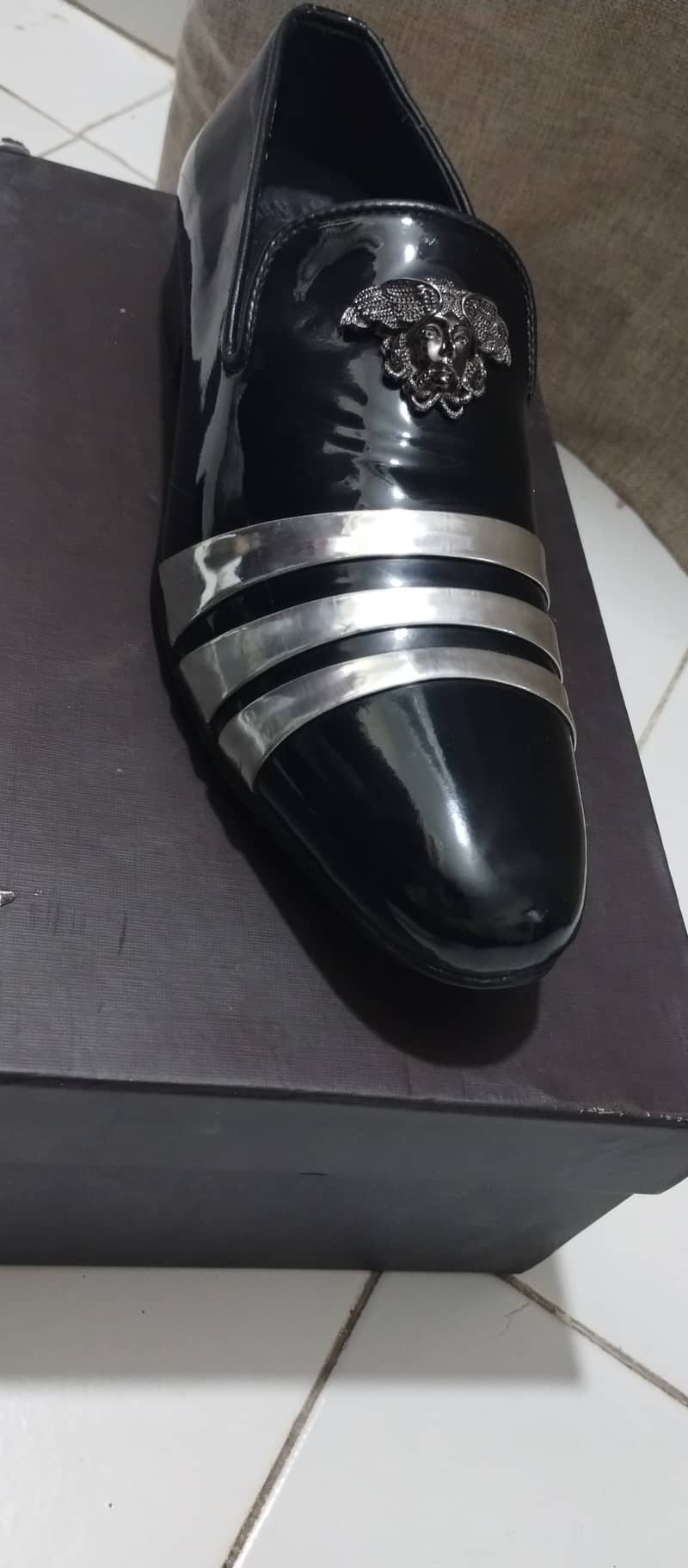 Versace formal slip-on shoes for men 5