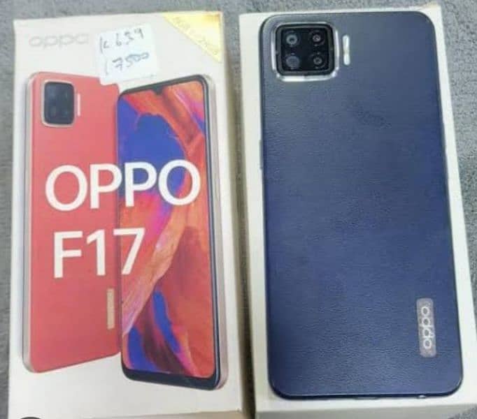 OPPO F17  6/128 GB. DUEL SIM. PTA 10/10 IN GENUINE CONDITION. WITH BOX 7