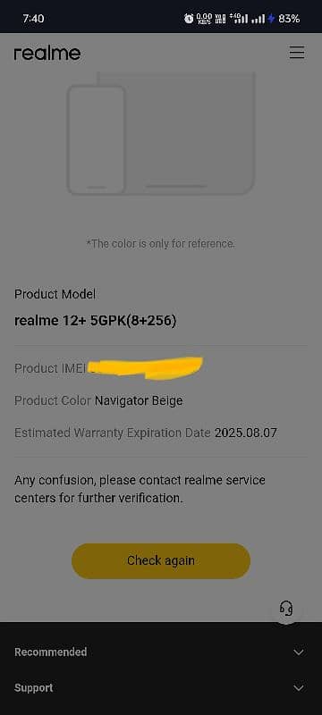 Realme 12+ plus 5G 8/256gb 1