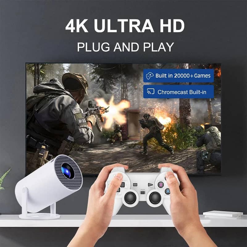 Speed-x HY300 Pro Plus Game Console Android Mini Projector 4