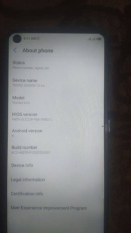 Tecno kc3 urgent sale neend money 0