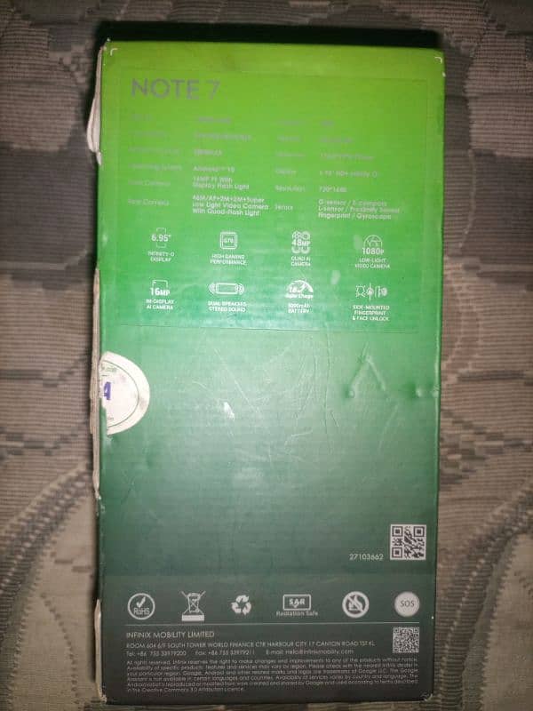 infinix note 7.6 128 3