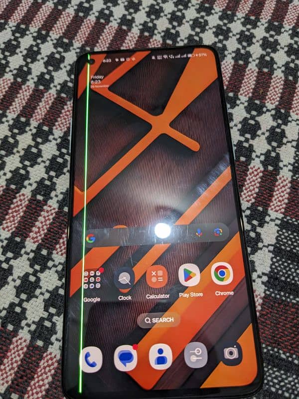 Oneplus 8t Pta Approve 12/256GB LCD green line 1