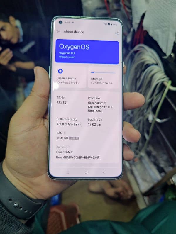 one plus 9 pro 12gb 256gb pin dot 2