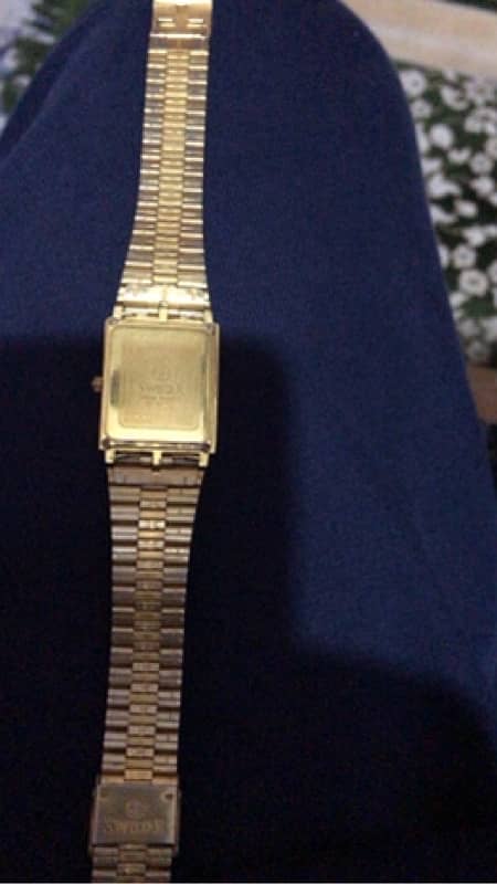 swister gold plated watch 2