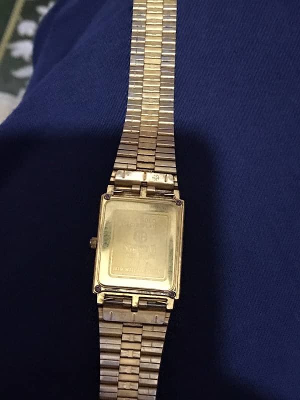 swister gold plated watch 4