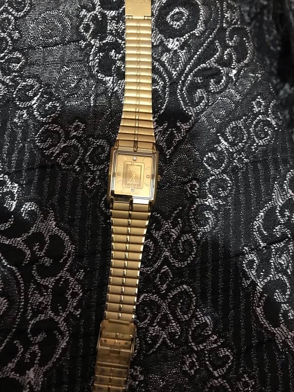 swister gold plated watch 6