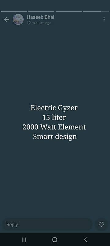 Electric Gyser 0