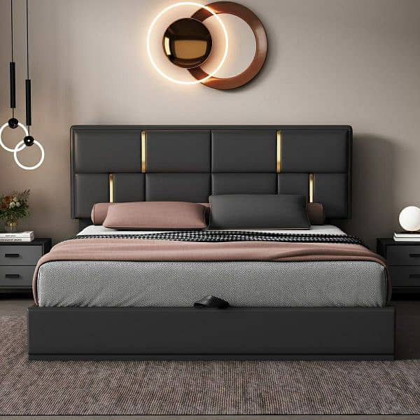 king size bed, side table,Sofa seti, Dressing ,L-Shape 5 Seater Sofa 0