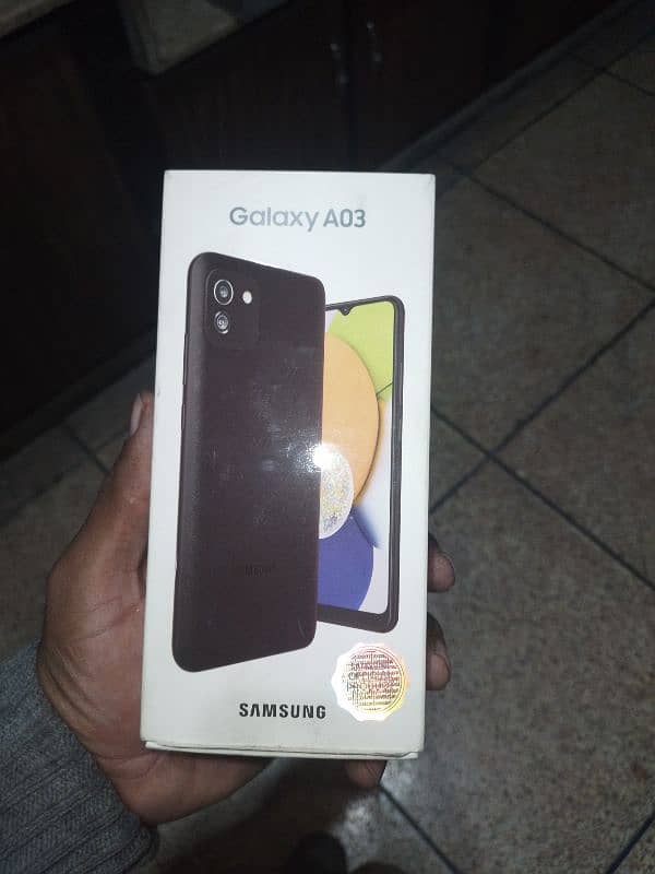 Samsung galaxy a03 mukmmal box 0