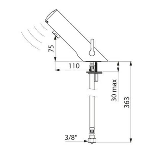 Electronic sensor tap 6