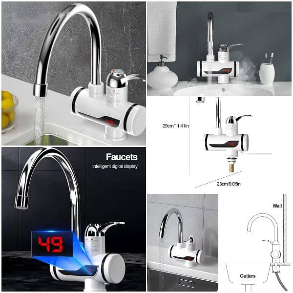 Instant 360° Electric Water Heating Tap for Kitchen 0